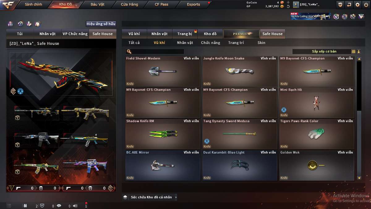 shop acc cf uy tin gia re